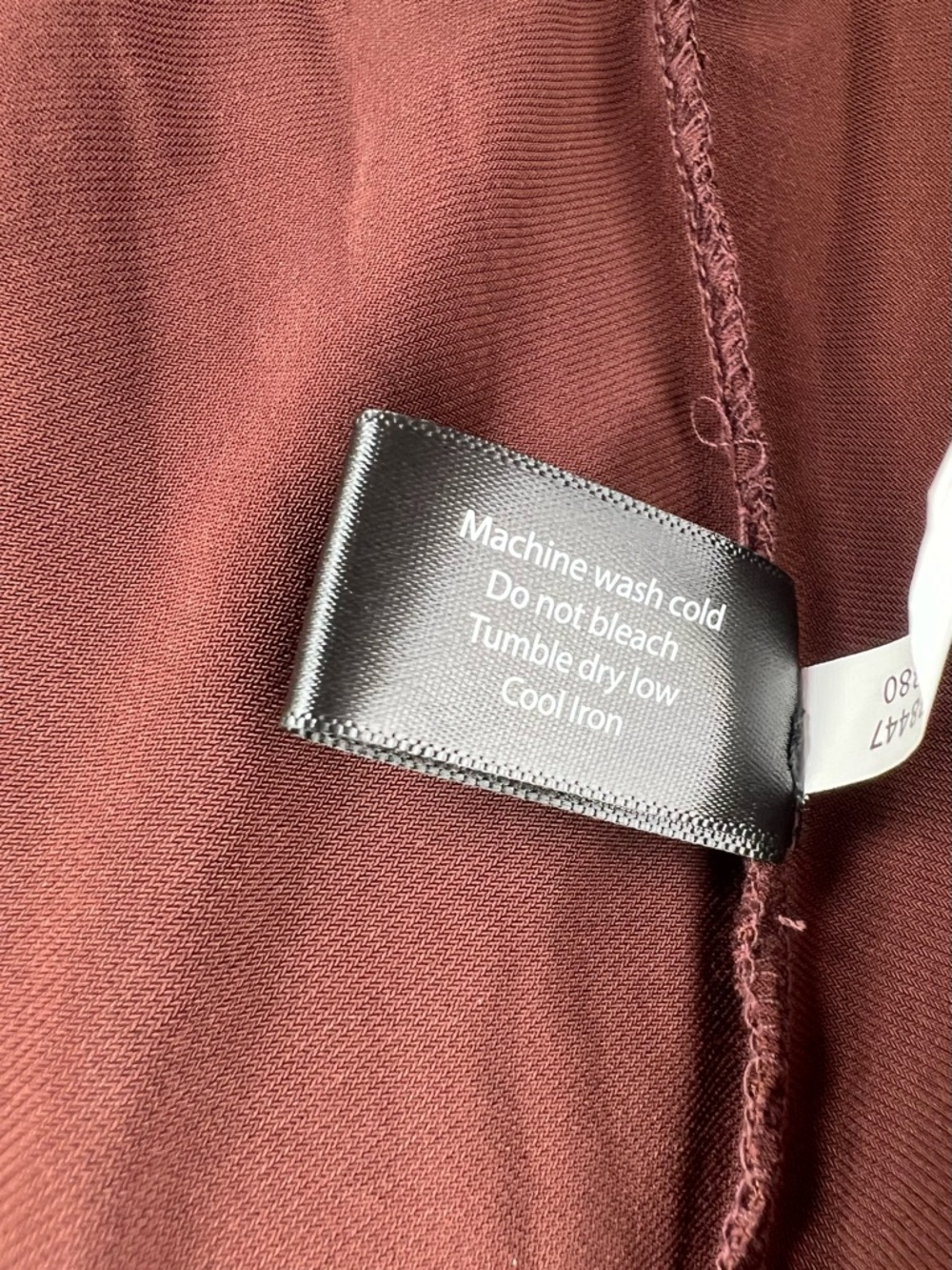 NWT Boston Proper Size Medium Ruched Maxi Dress Brown Deep V Stretch Bodycon - Picture 6 of 8